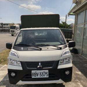 自排2.7噸得利卡9尺-五面掀鐵架帆布